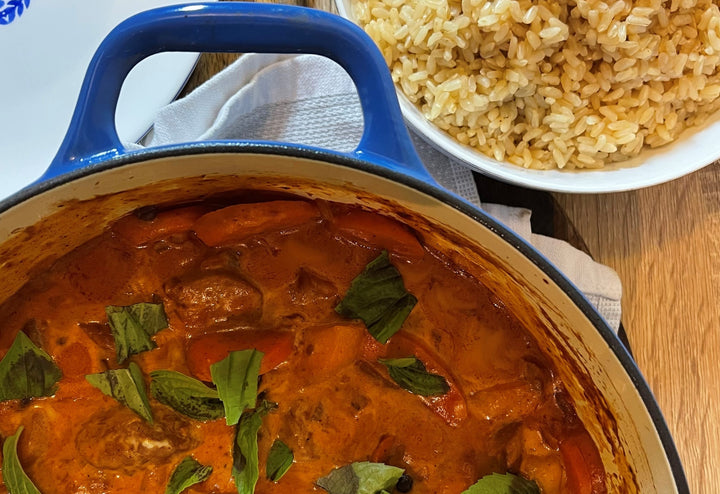 Slow Cooker Indian Curried Sausages